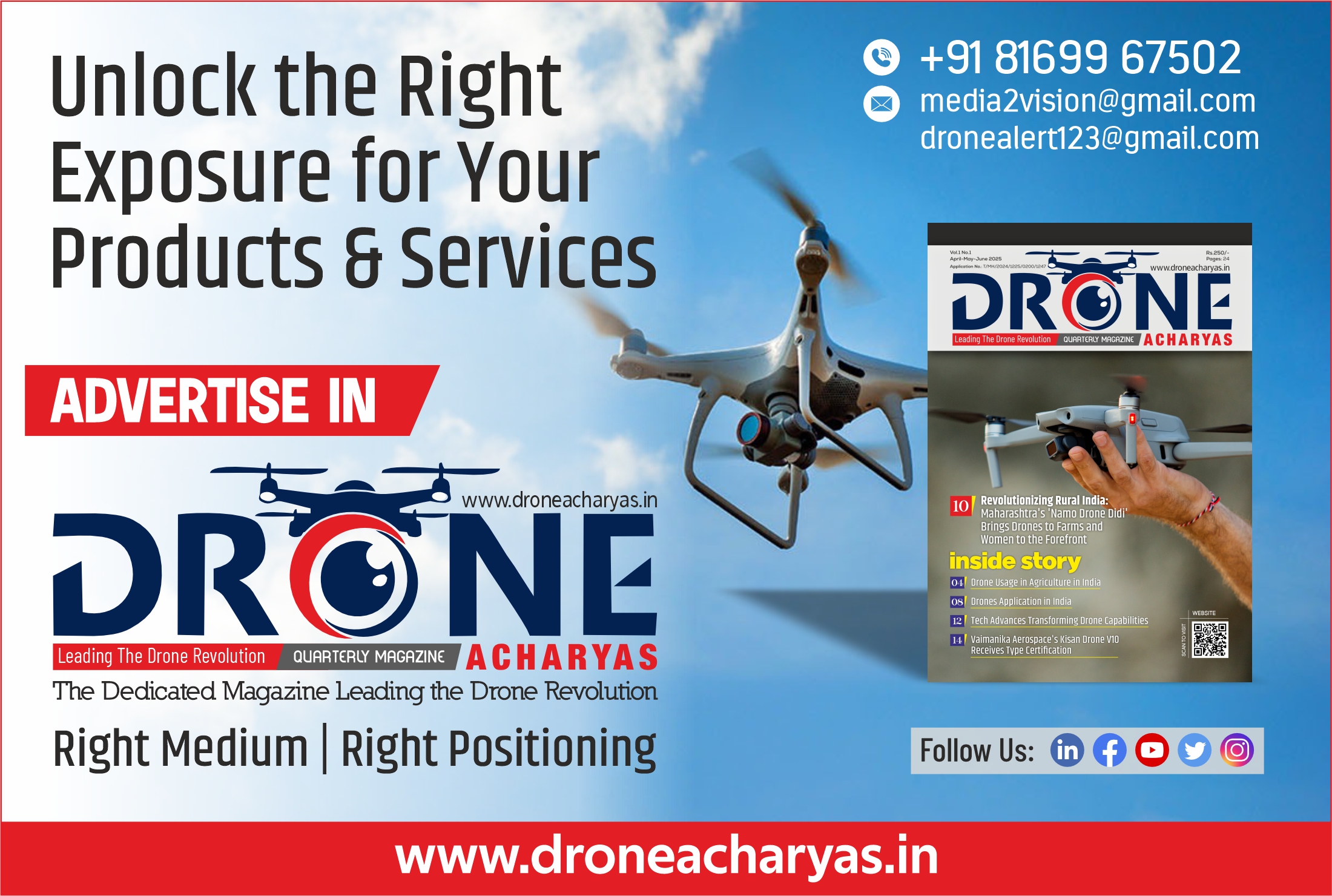 Drone Advertise banner
