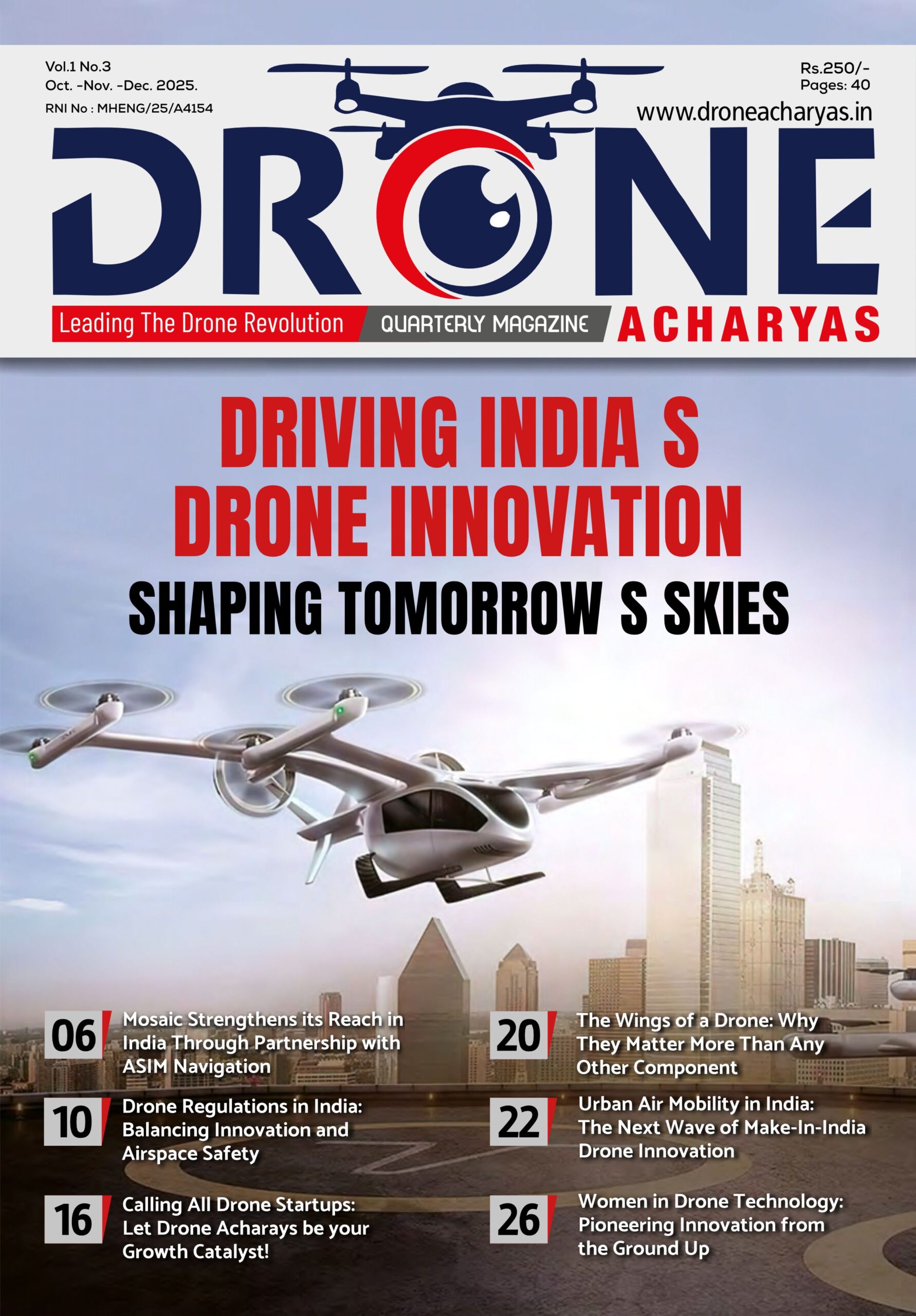 drone oct-dec'25 cover page